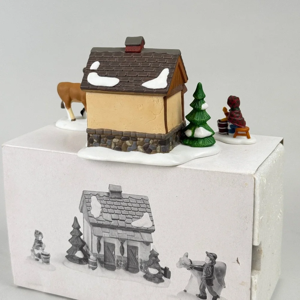 Dept 56 Tending the‎ New Calves Heritage Village Set #58395 NOS